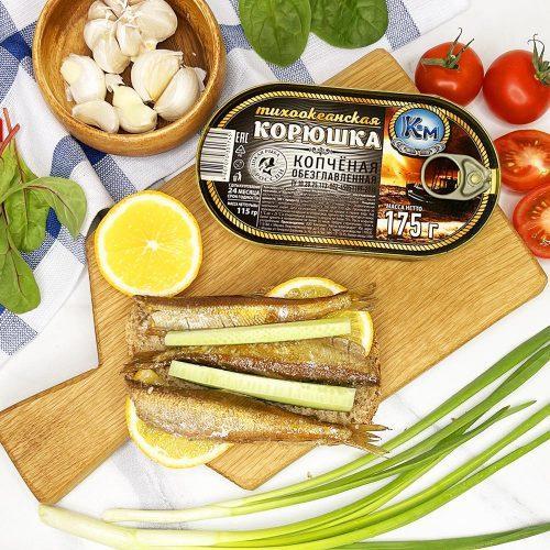 Корюшка копченая тихоокеанская 175 Грамм