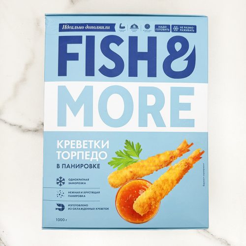 Креветки Торпедо в панировке Fish&More | 1кг